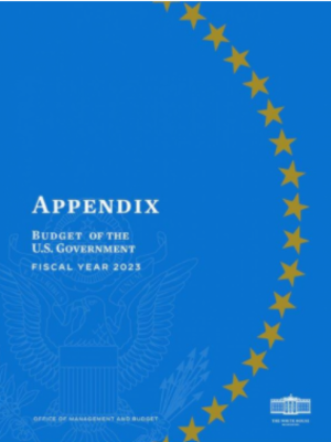cover image of Budget Of The United States Government, Appendix, Fiscal Year 2023